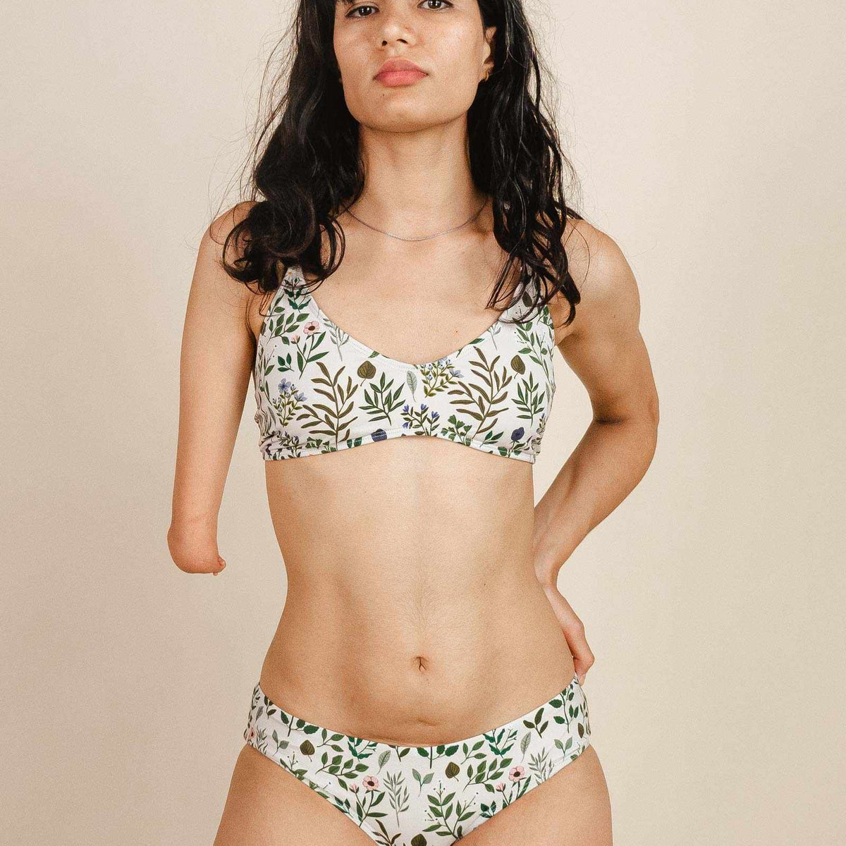 Low Rise Hipster Cheeky Bikini Bottom Pacifico Herboria Mimi