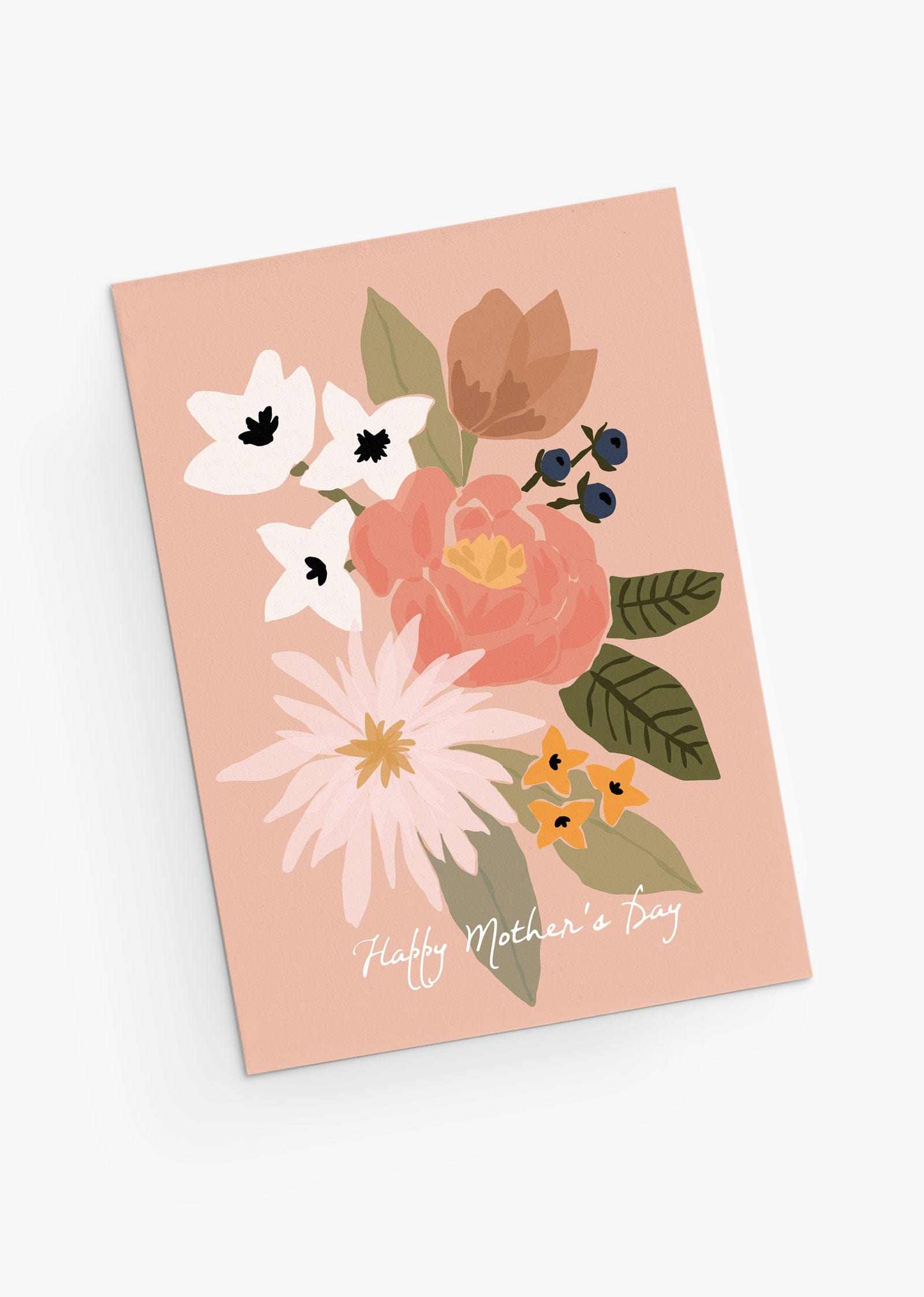 Bouquet of flowers Mother's Day Greeting Cards english flowers- By Mimi & August