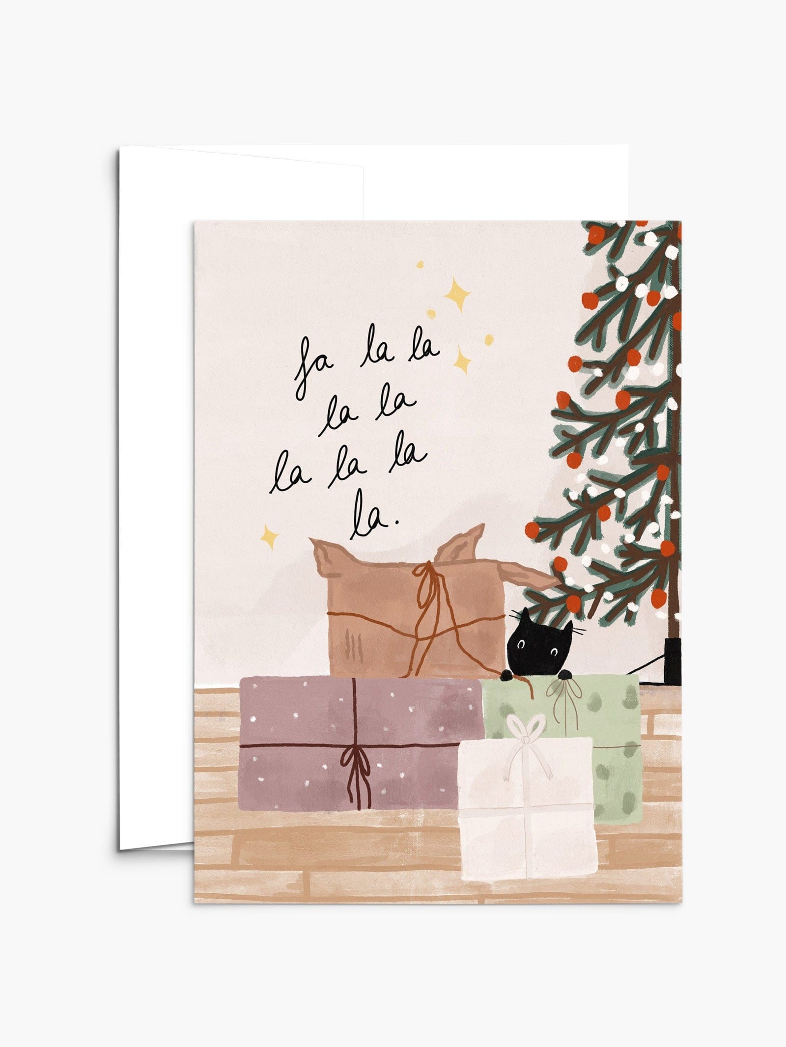 Fa la la la la Eco-friendly Greeting Card by mimi & august