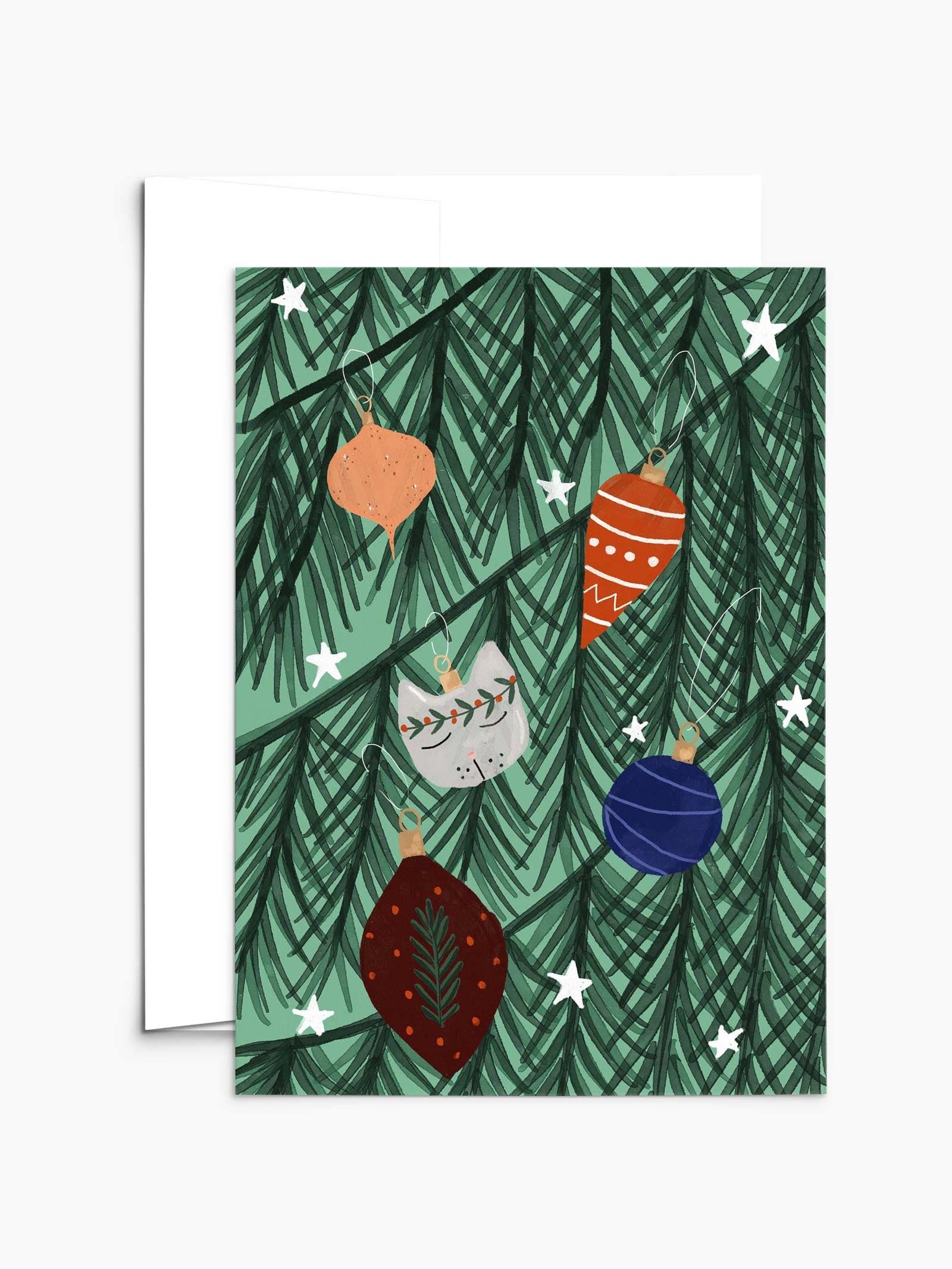 Ornaments eco-friendly greeting card by mimi & august
