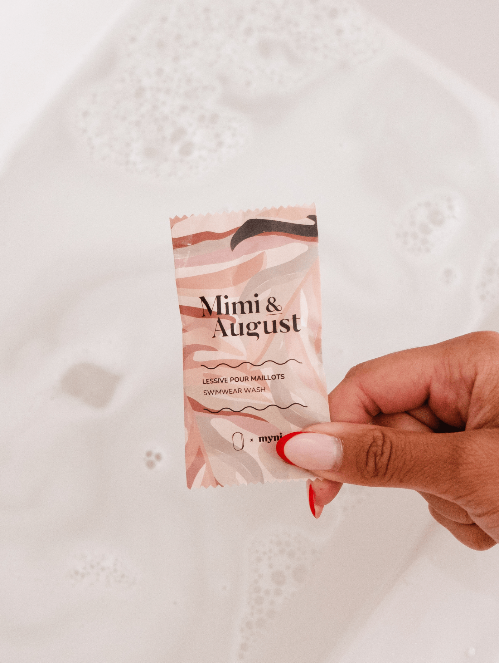 soap tablet that dissolves in water for swimwear