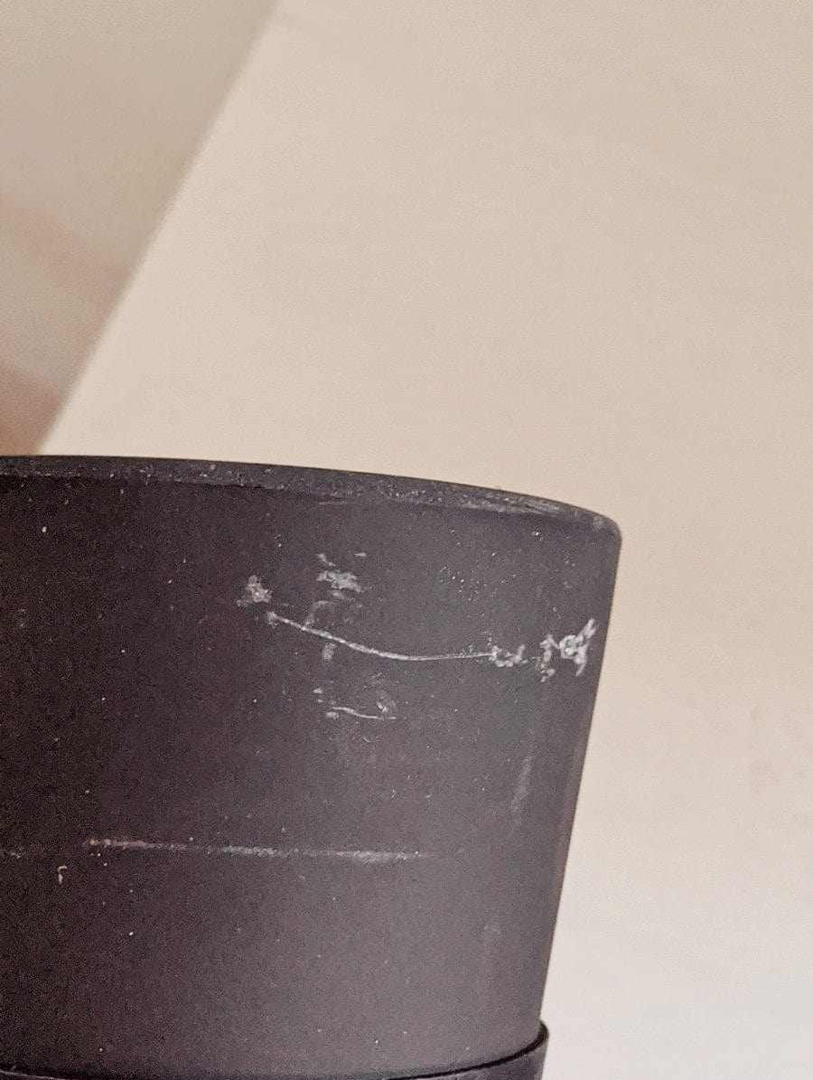 black matte reusable coffee cup defect by mimi & august