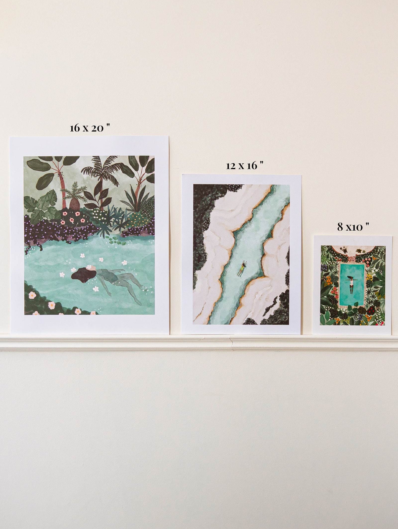 Millpu Art Prints by Mimi & August of a pond in Montreal.