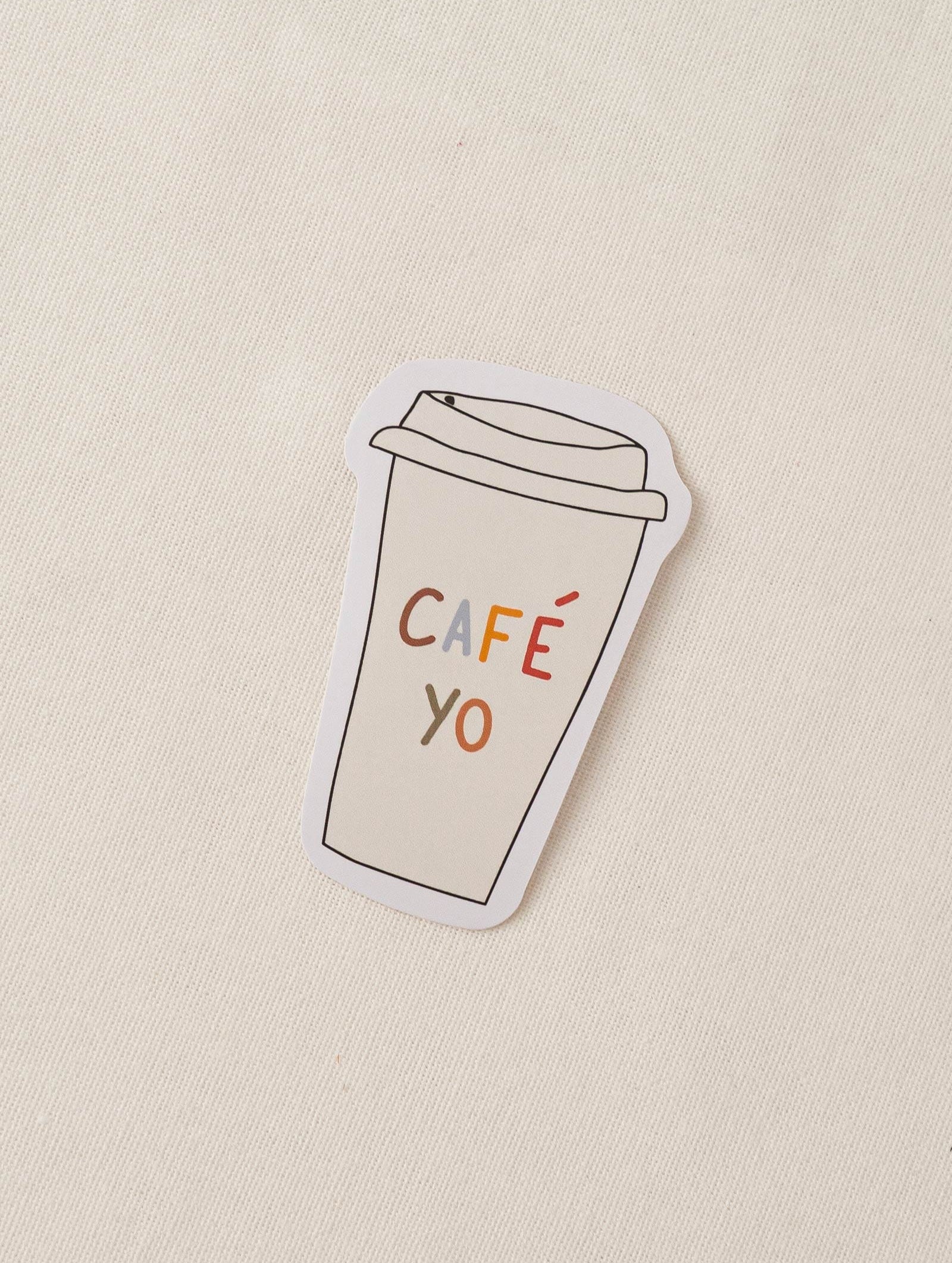 cup of coffee sticker vinyl