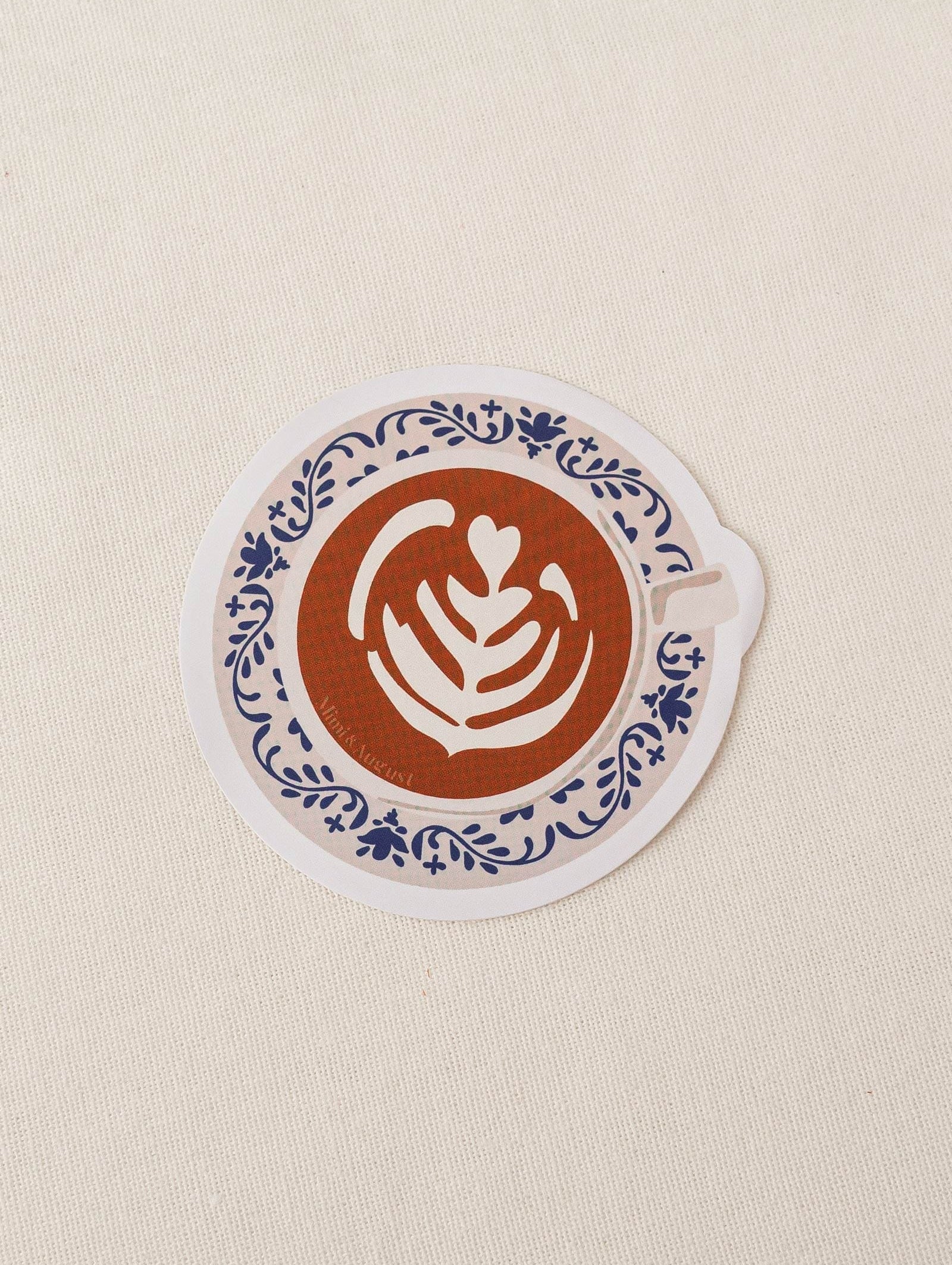 latte art sticker vinyl