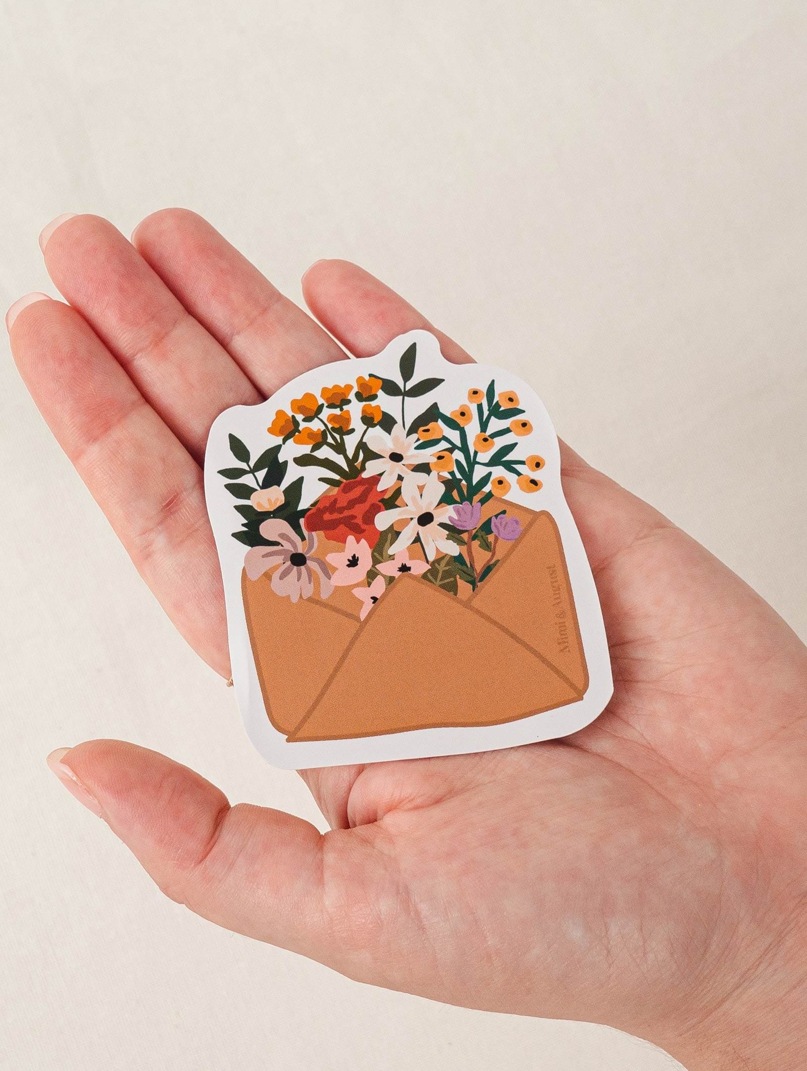 Flower Envelope Vinyl Sticker by mimi and august