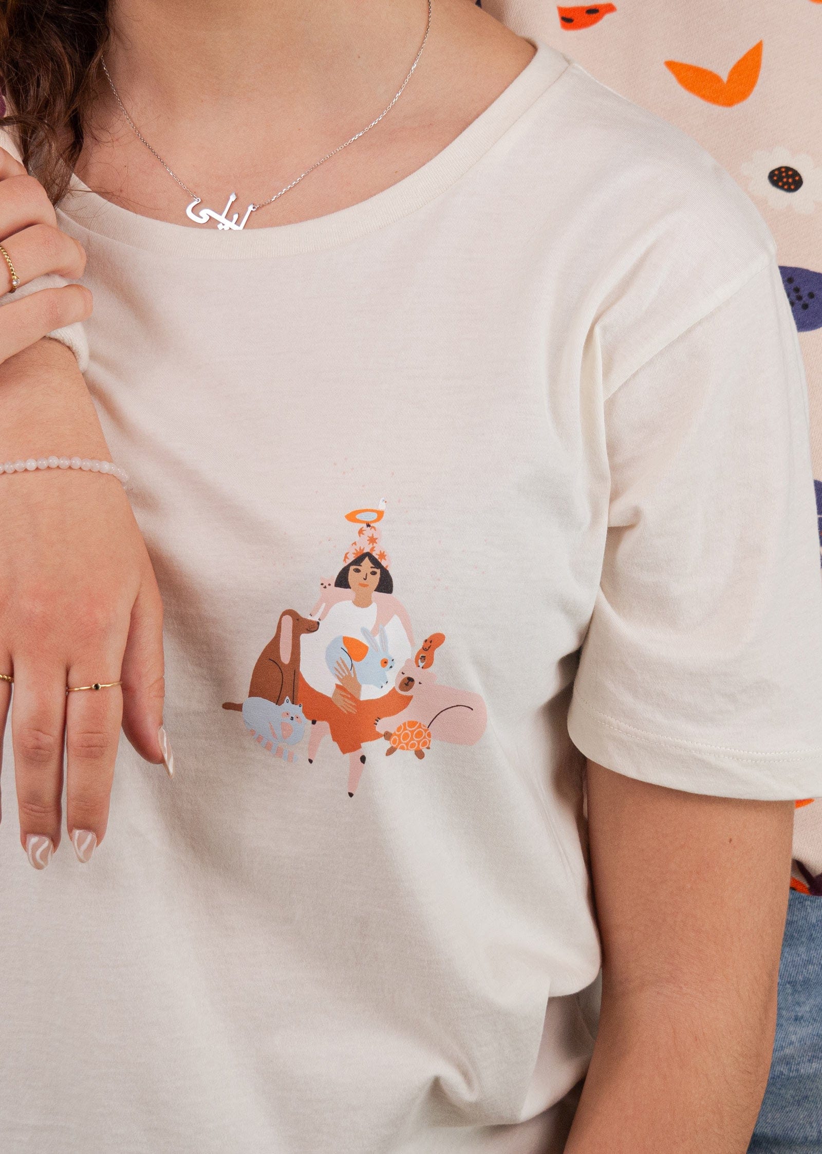 t-shirt collaboration between mimi and august - jennifer bouron