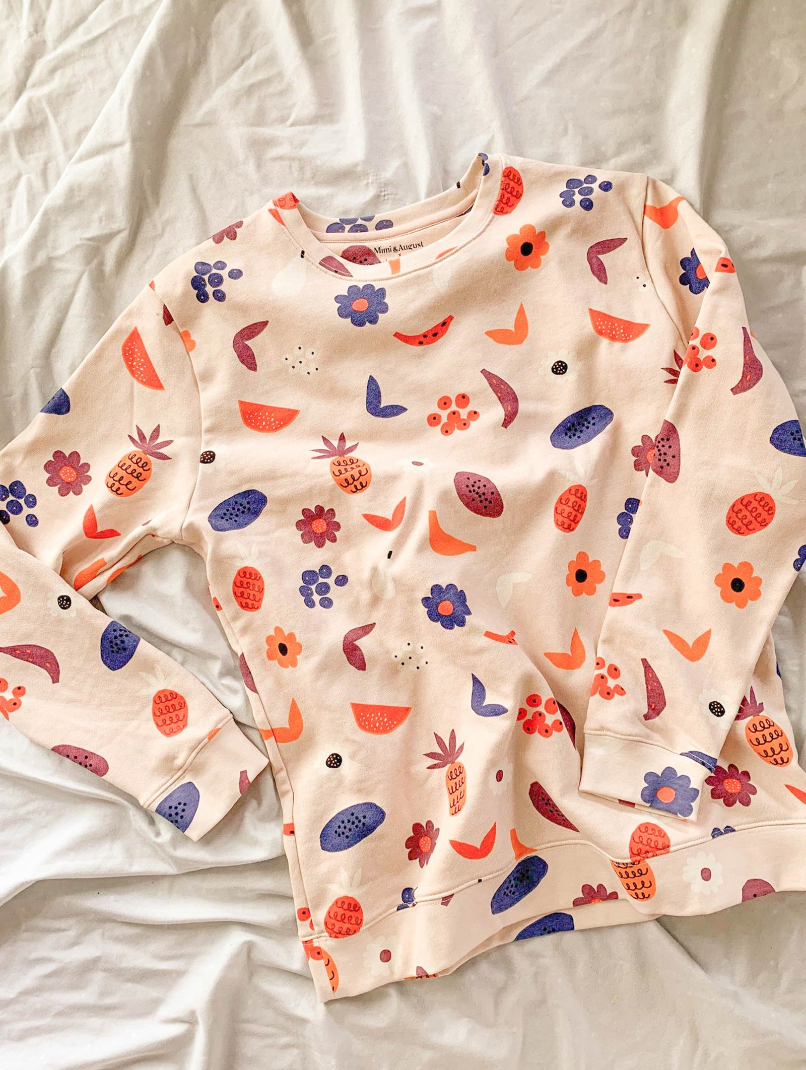 Sweatshirt Happy Fruits by Jennifer Bouron