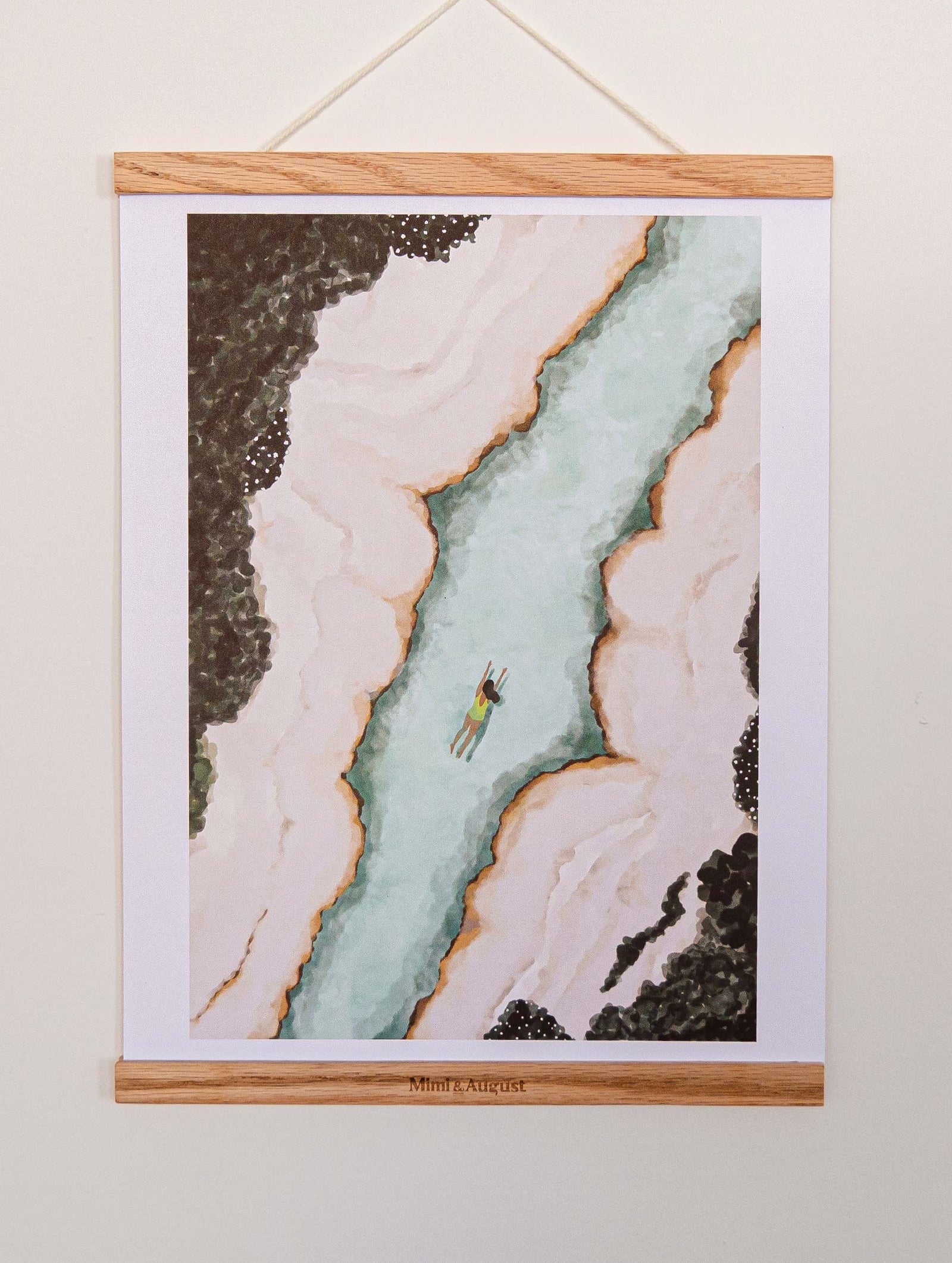 Javari river wall art print by mimi and august