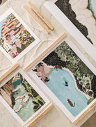 beautiful hanger accessory for wall posters, art prints by mimi & august
