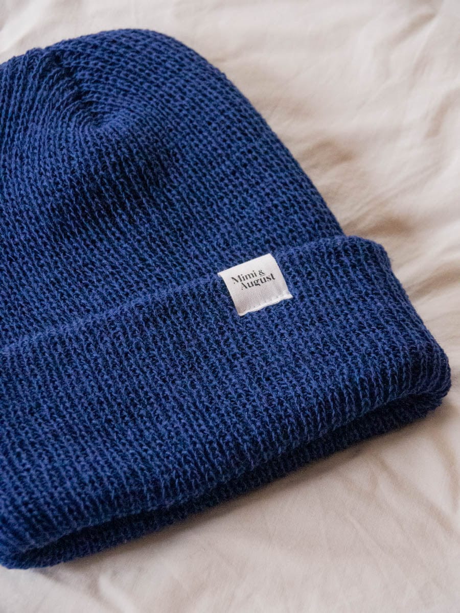 Closer look at the original Sapphire Beanie