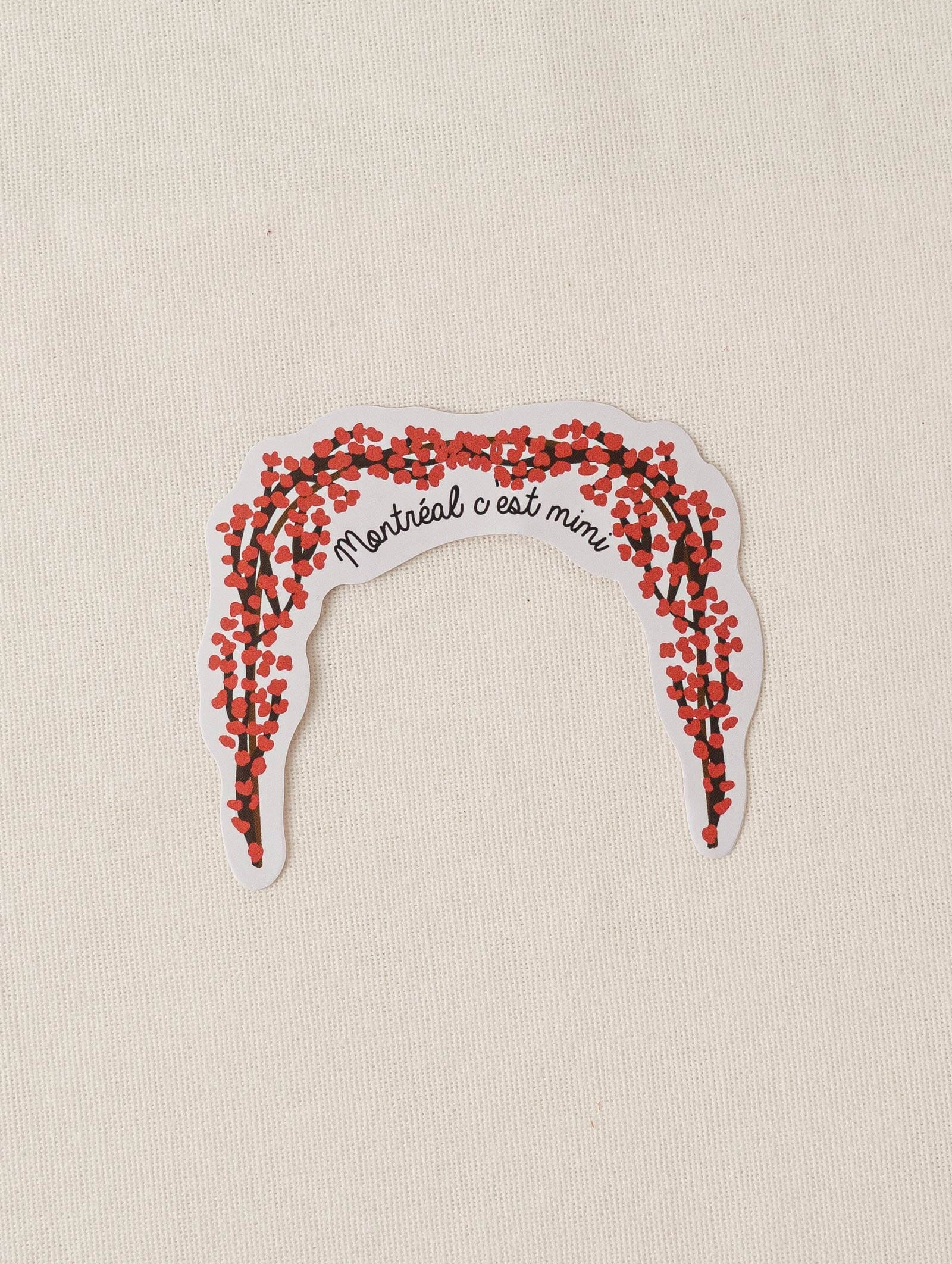 flower arch in the Old Port of Montreal