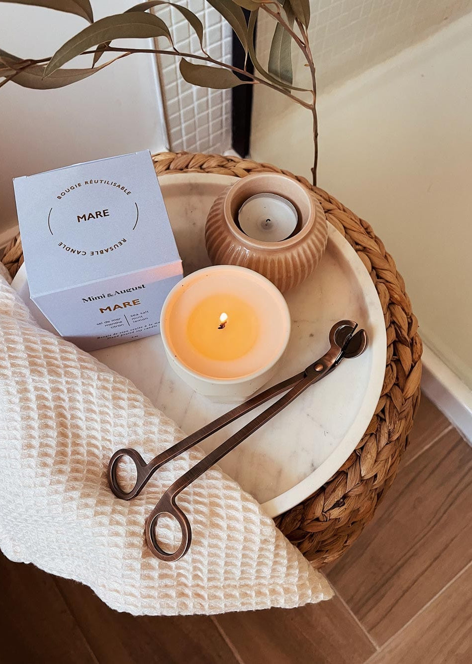 use your candle antique copper wick trimmer