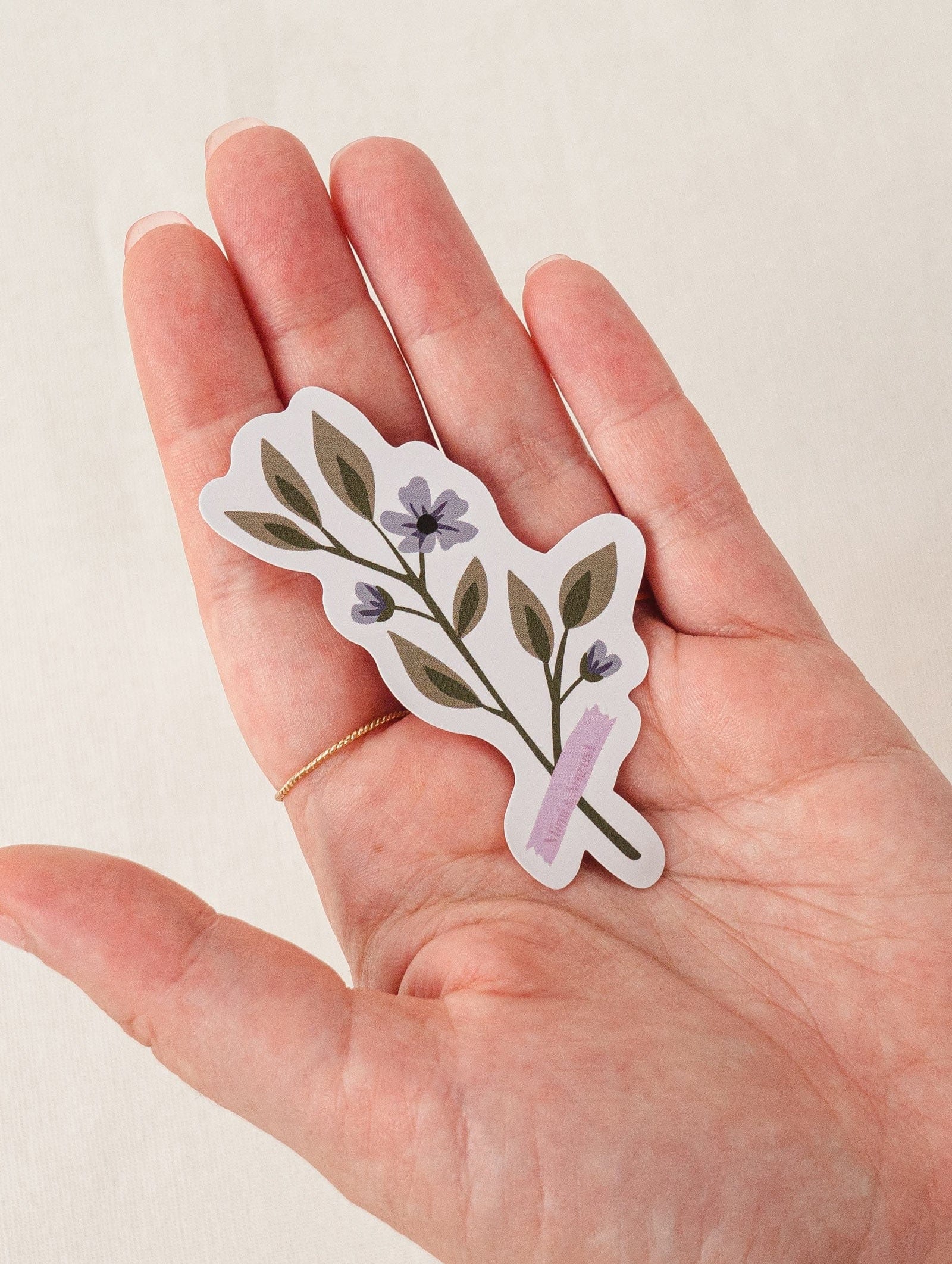 Balloon Flower Vinyl Sticker by mimi and august