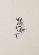 beautiful blue flower vinyl sticker