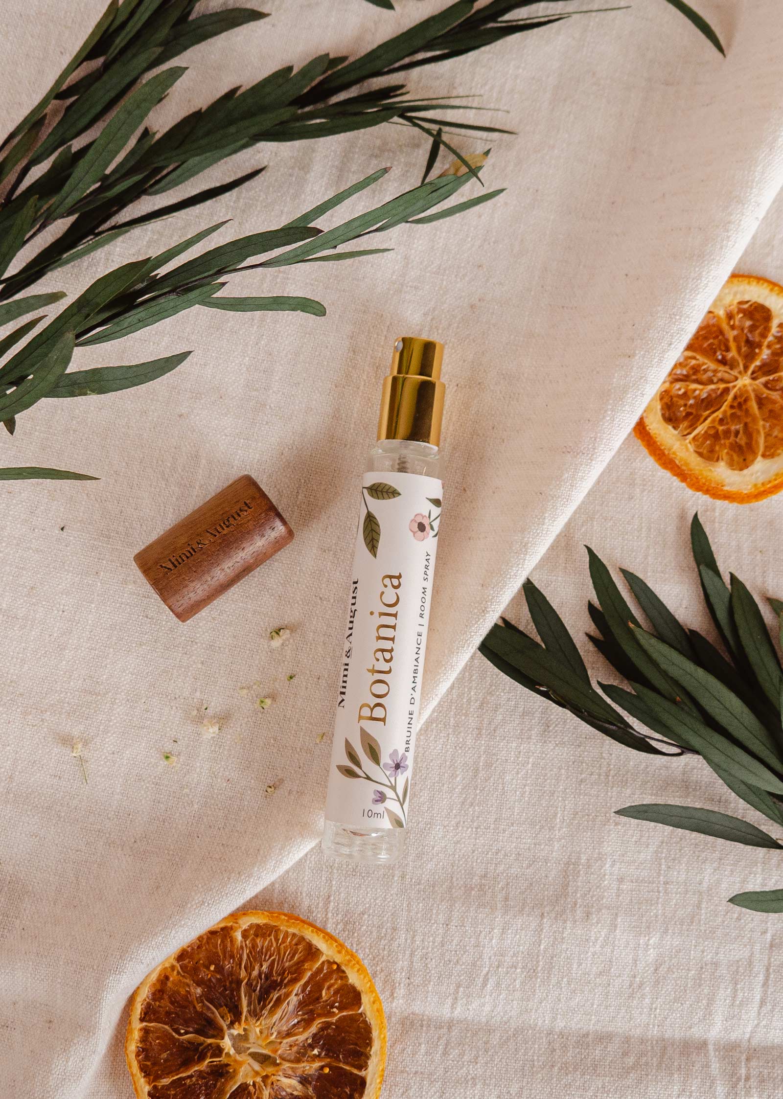 Botanica Room spray 10ml size by mimi and august
