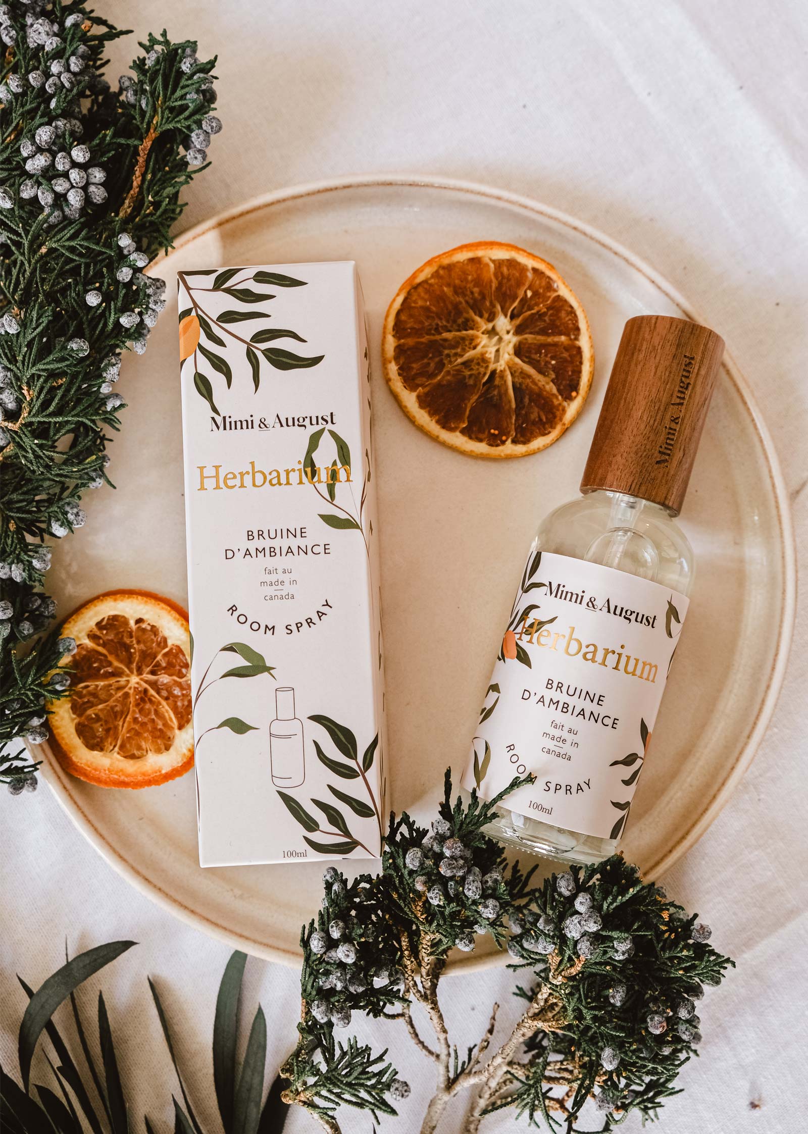 Herbarium room spray scents in your home