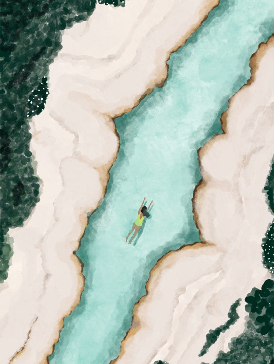 Javari River - High quality wall art print canada by Mimi and August