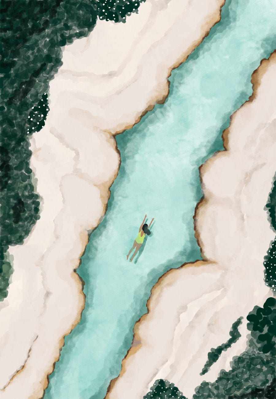 Javari River - High quality wall art print canada by Mimi and August