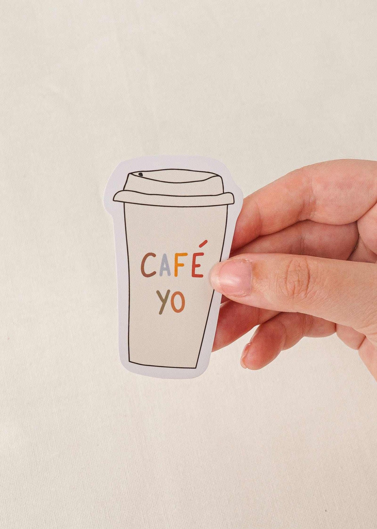 Cafe Yo Vinyl Sticker Mimi and august