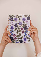 2027 agenda planner with blue and purple wildflowers cover