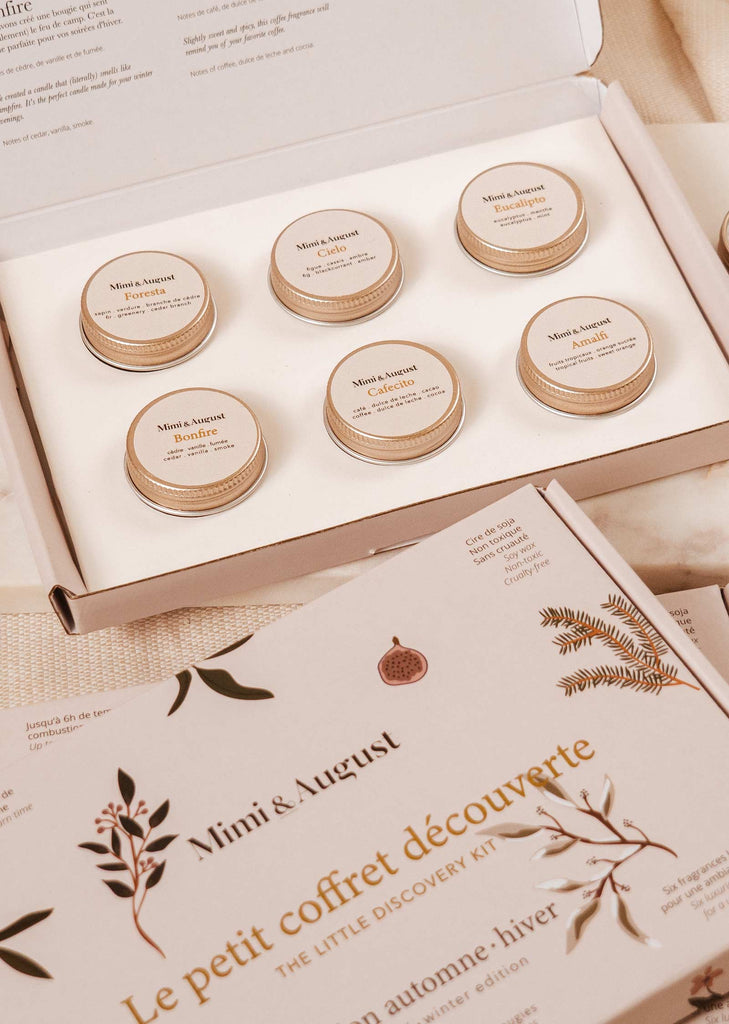 Mimi & August Fall/Winter Discovery Kit with scents included.