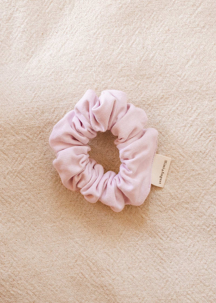 velvet blush hair scrunchie by mimi and august