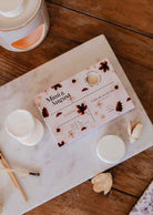 amber soy wax melts with fig cedar coconut musk scent
