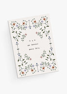 Amour greeting card with beautiful flowers- love is in the air- By Mimi & August