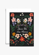 Black Floral Garden Mother's Day in French Greeting Cards- By Mimi & August