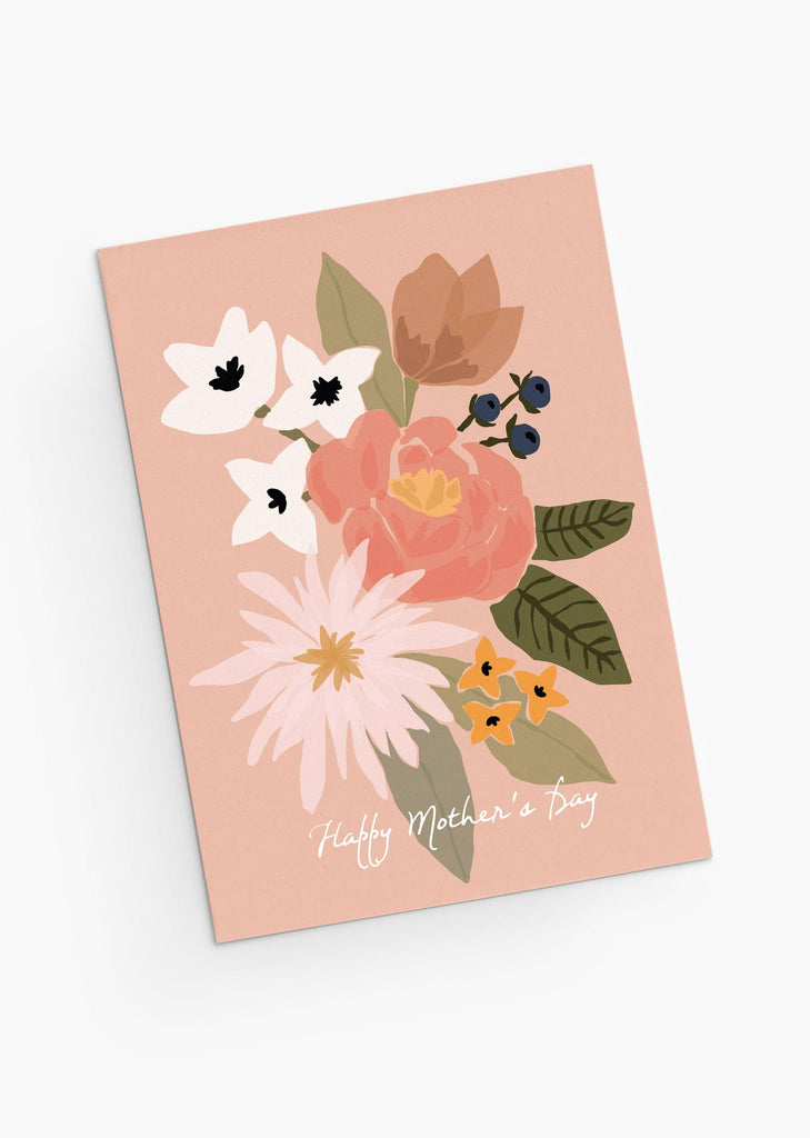 Bouquet de fleurs Cartes de vœux pour la fête des mères fleurs anglaises- By Mimi & August