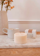 Candle Refill Cafecito soy wax candle with rich coffee, dulce de leche, and cacao scent in reusable jar