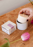 Candle refill tulipa with tulip petals and wild berries scent