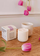 Tulipa candle refill with tulip petals and wild berries scent