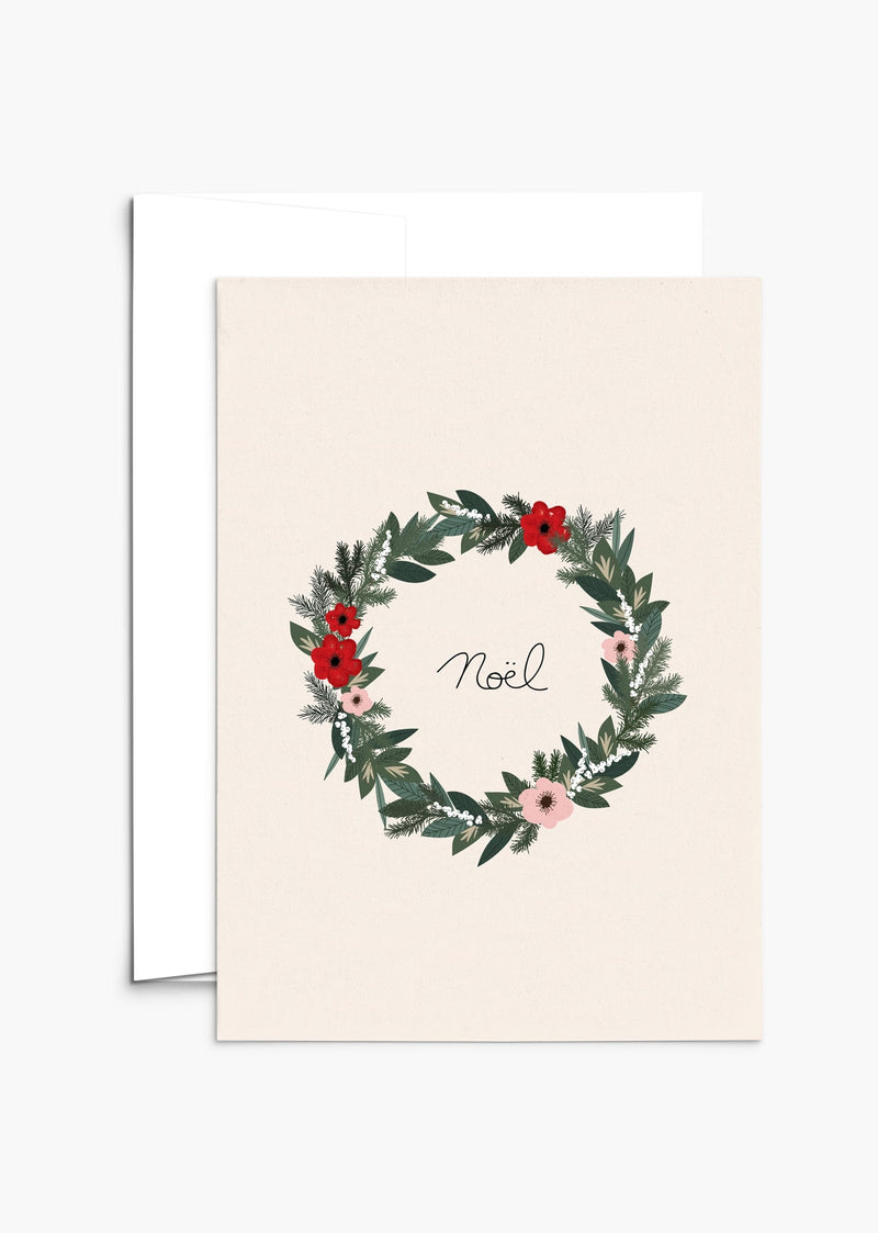 C'est Noël Christmas Beautiful Greeting Card by Mimi & August