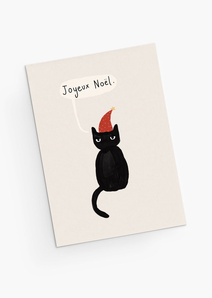 Grumpy Christmas Cat Holiday Greeting Cards