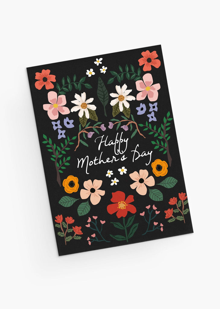 carte de voeux fleurie pour la fête des mères version anglaise By Mimi & August