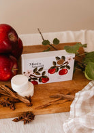 Apple cinnamon wax melts cube in warmer, autumn fragrance with fresh apple and cinnamon scent