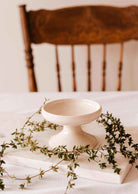 Serenity Pillar Candle Holder ceramic minimalist versatile home decor by Diane Brouillette