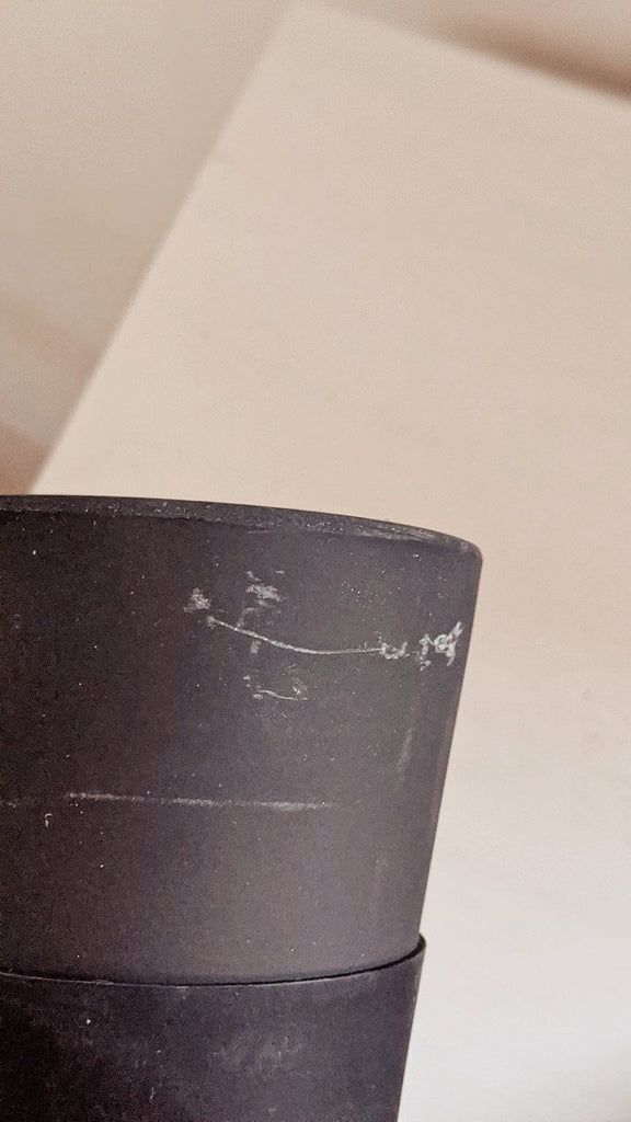 tasse à café réutilisable black matte défectueuse par mimi & august