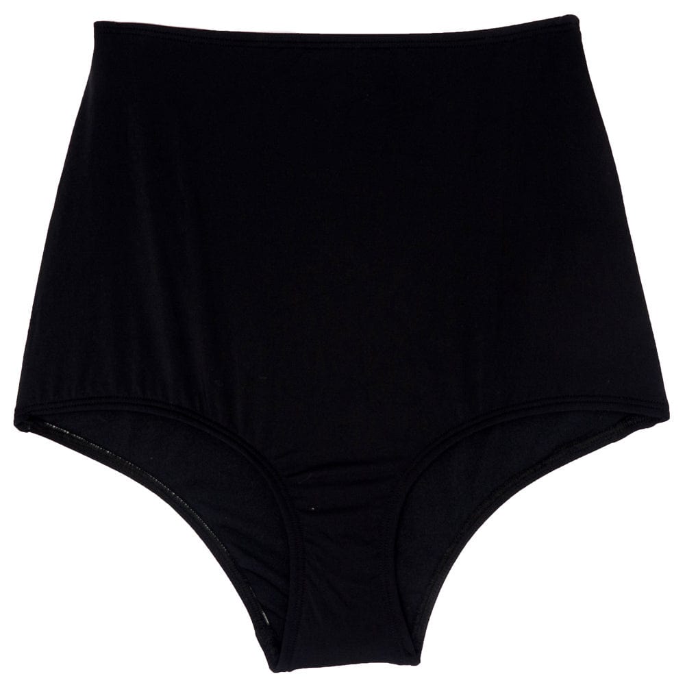 bermudes noir taille extra haute à plat mix & match swimwear mimi and august