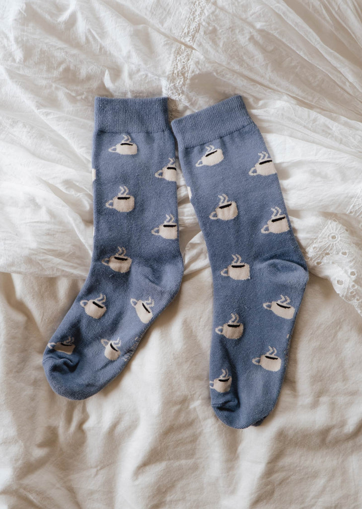 Coffee cotton socks by mimi & august