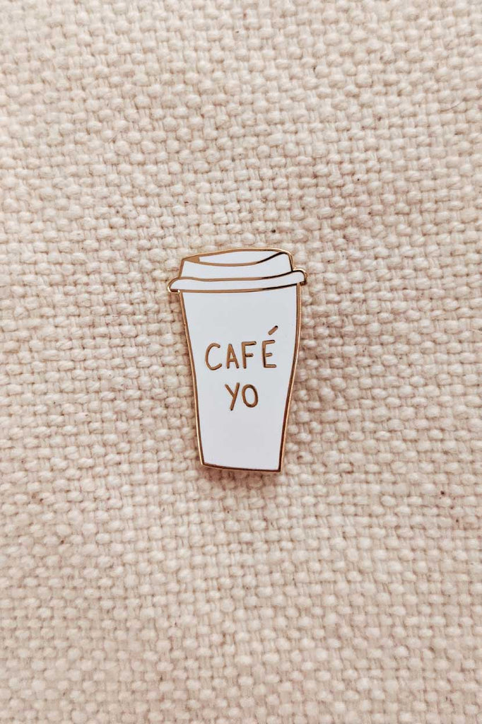 Cafe Yo Enamel Lapel Pin by mimi & august