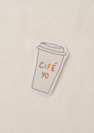 cup of coffee sticker vinyl