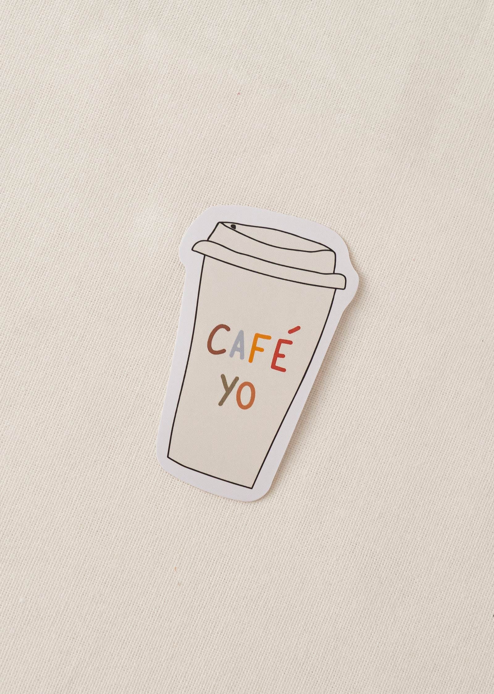 cup of coffee sticker vinyl