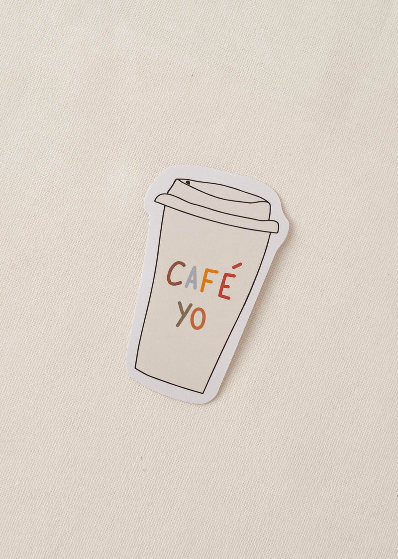 cup of coffee sticker vinyl