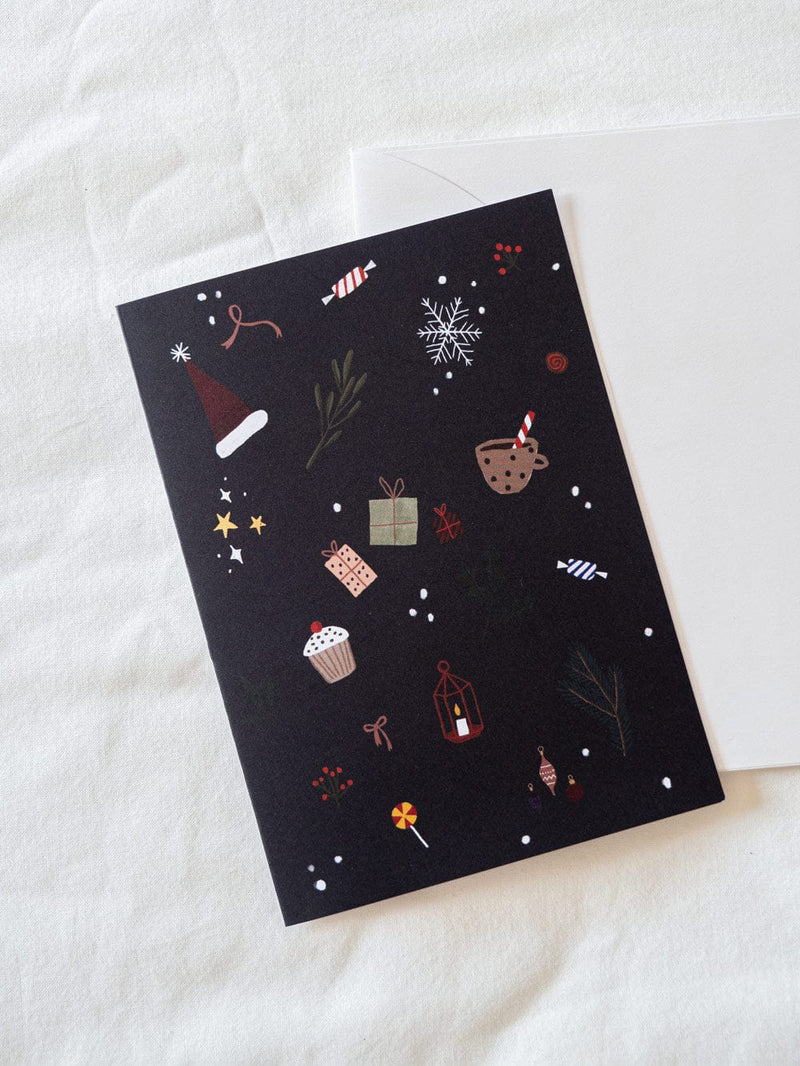 Christmas Spirit Eco-friendly Greeting Card by mimi & august