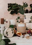 Cielo eco friendly candle notes of figs, cassis and amber