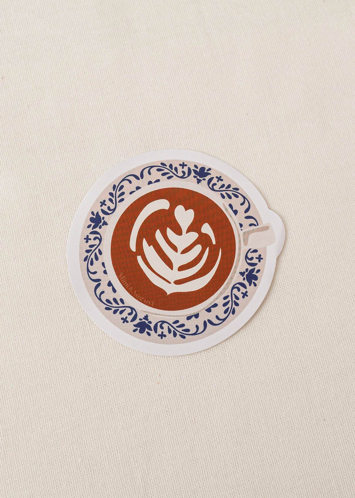 latte art sticker vinyl