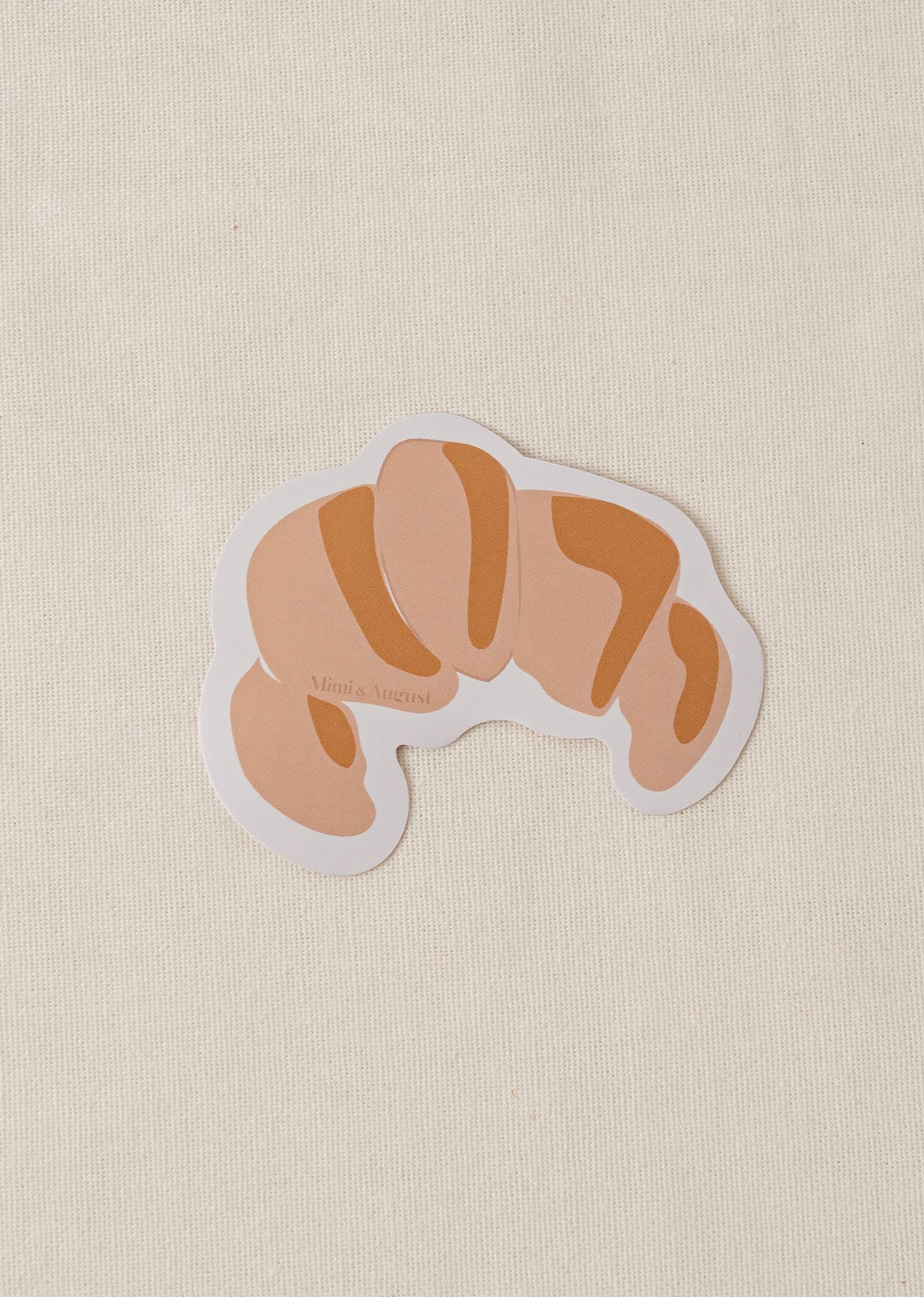 French Homemade Croissant vinyl sticker